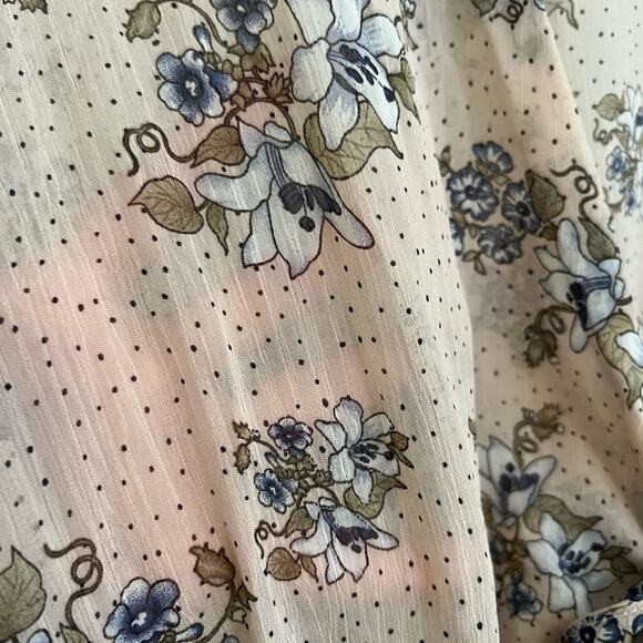 Revolve superdown pink floral tie front jessie romper - Picture 5 of 11